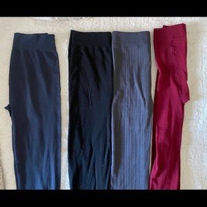 Warm leggings all 4!